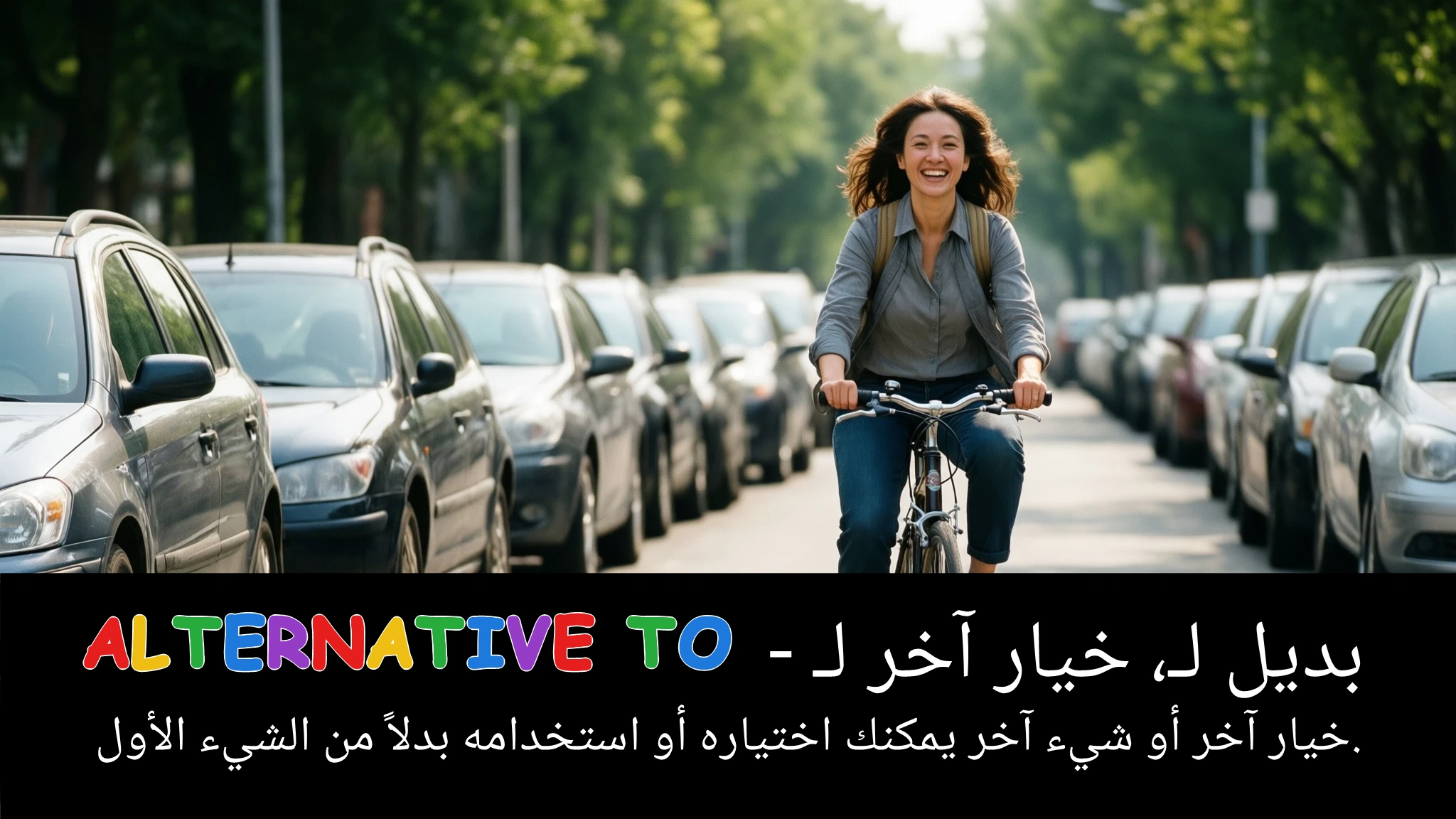 Arabic Illustration for alternative to